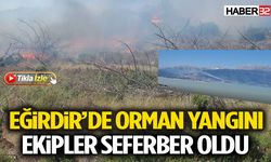 Eğirdir’de Orman Yangını: Ekipler Seferber Oldu!