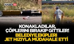Konakladılar, Çöplerini Bırakıp Gittiler!