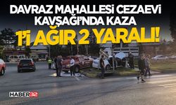 Davraz Mahallesi Cezaevi Kavşağı’nda Kaza