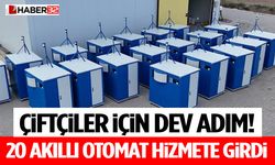 Çiftçiler İçin Dev Adım! 20 Akıllı Otomat Hizmete Girdi