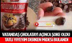 Vatandaş Çikolatayı Açınca Şoke Oldu Tatlı Yiyeyim Derken Midesi Bulandı