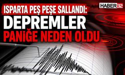 Son Dakika: Isparta’da Arka Arkaya Deprem