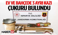 Ev ve Bahçede 3 Ayrı Kazı Çukuru Bulundu