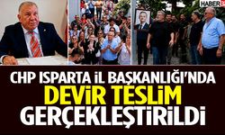 Chp Isparta İl Başkanlığı'nda Devir Teslim Gerçekleştirildi