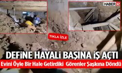 Define Hayali Başına İş Açtı! Evini Öyle Bir Hale Getirdiki Görenler Şaşkına Döndü