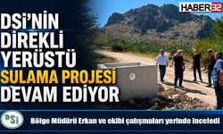 DSİ’NİN DİREKLİ YERÜSTÜ SULAMA PROJESİ DEVAM EDİYOR
