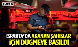 Isparta’da Aranan Şahıslar İçin Düğmeye Basıldı