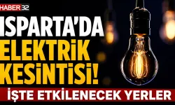 Isparta'da Elektrik Kesintisi