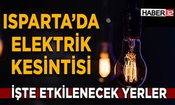 Isparta'da Elektrik Kesintisi