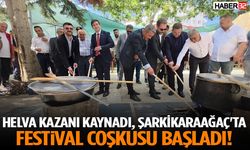 Helva Kazanı Kaynadı, Şarkikaraağaç'ta Festival Coşku Başladı!