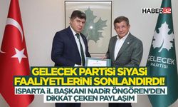Isparta İl Başkanı Nadir Öngören’den Dikkat Çeken Paylaşım
