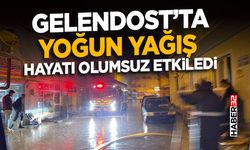Gelendost’ta Yoğun Yağış Hayatı Olumsuz Etkiledi