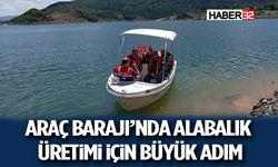 Araç Barajı’nda Alabalık Üretimi İçin Büyük Adım