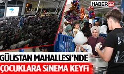 Gülistan Mahallesi’nde Çocuklara Sinema Keyfi