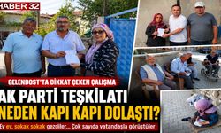 AK Parti Isparta Teşkilatı kapı kapı çalışıyor..
