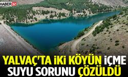 Yalvaç'ta İki Köyün İçme Suyu Sorunu Çözüldü