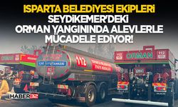 Isparta Belediyesi Ekipleri Alevlerle Mücadele Ediyor!