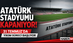 Dikkat! Atatürk Stadı 31 Temmuz’da Spora Kapatılıyor!