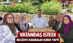 Vatandaş İstedi, Belediye Dakikalar İçinde Yaptı