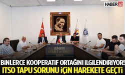 ITSO Tapu Sorunu İçin Harekete Geçti