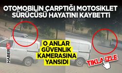 Otomobilin Çarptığı Motosiklet Sürücüsü Hayatını Kaybetti