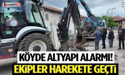 Köyde Altyapı Alarmı! Ekipler Harekete Geçti