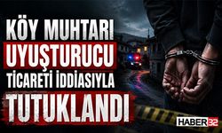 Köy Muhtarı Uyuşturucu Ticareti İddiasıyla Tutuklandı