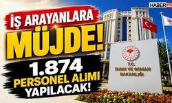 Tarım ve Orman Bakanlığı 1.874 Sözleşmeli Personel Alacak