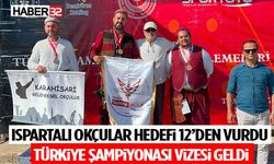 Ispartalı okçular hedefi 12’den vurdu: Türkiye Şampiyonası vizesi geldi