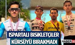 Ispartalı Bisikletçiler Kürsüyü Bırakmadı