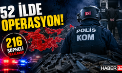 Isparta ve 51 İlde Eş Zamanlı Operasyon: 216 Gözaltı!