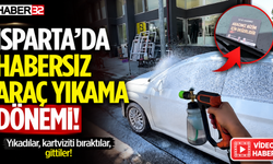 Isparta’da Habersiz Araç Yıkama Dönemi! Buldular, Yıkadılar Ve Gittiler...