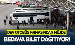 Dev Otobüs Firmasından Müjde: Bedava Bilet Dağıtıyor!