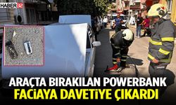 Araçta Bırakılan Powerbank Faciaya Davetiye Çıkardı