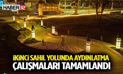 İkinci Sahil Yolunda Aydınlatma Çalışmaları Tamamlandı