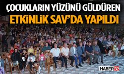 Çocukların Yüzünü Güldüren Etkinlik Sav’da Yapıldı
