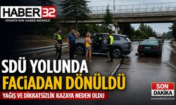 SDÜ Yolunda Faciadan Dönüldü