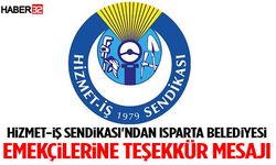 30 Yıllık Yetki Dönemi Sona Eriyor: Hizmet-İş Sendikası'ndan Isparta Belediyesi Emekçilerine Teşekkür Mesajı