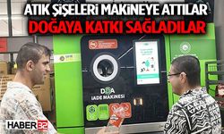 Atık Şişeleri Makineye Attılar, Doğaya Katkı Sağladılar