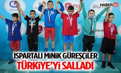 Ispartalı Minik Güreşçiler Türkiye’yi Salladı