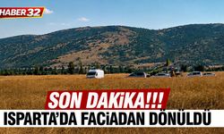 Isparta'da Uçak Düştü!