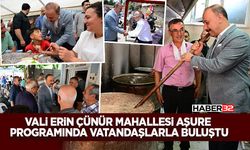 Vali Erin Çünür Mahallesi Aşure Programında Vatandaşlarla Buluştu