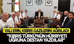 Vali Erin, Kıbrıs Gazilerini Ağırladı