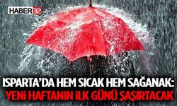 Isparta’da Hem Sıcak Hem Sağanak: Yeni Haftanın İlk Günü Şaşırtacak