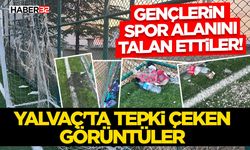 Gençlerin Spor Alanını Talan Ettiler!