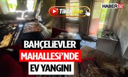 Bahçelievler Mahallesi’nde Ev Yangını