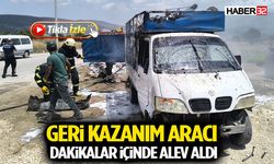 Geri Kazanım Aracı Dakikalar İçinde Alev Aldı