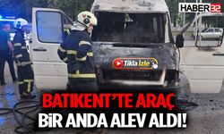 Batıkent’te Araç Bir Anda Alev Aldı!