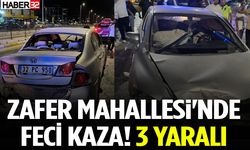 Zafer Mahallesi'nde Feci Kaza! 3 Yaralı