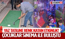 Yaz Tatiline Renk Katan Etkinlik! Çocuklar Sinema ile Buluştu